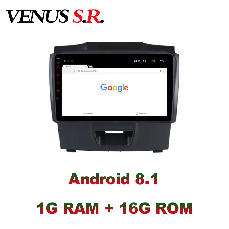 VenusSR Android 8 1 2.5D автомобильный dvd для Chevrolet S10 TRAILBLAZER ISUZU D-MAX мультимедиа головное