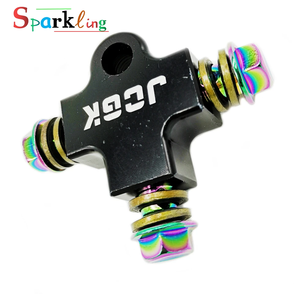 Мотоциклетный Гидравлический тормозной шланг линия CNC труба тройник