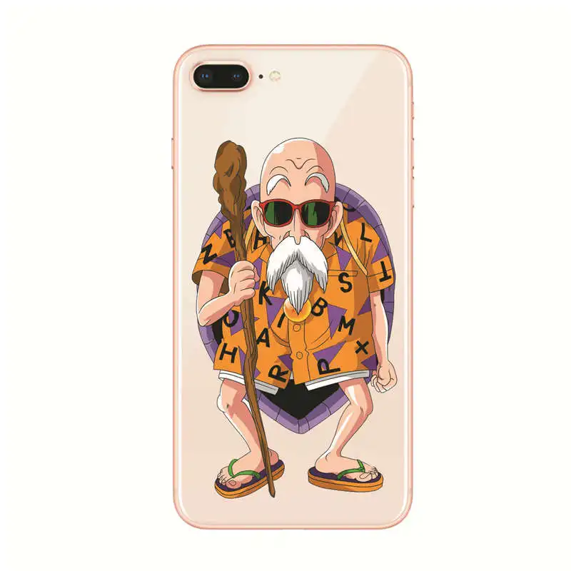 Kulia Горячая продажа Dragon Ball Z Goku Силиконовый ТПУ прозрачный чехол для телефона iPhone 8