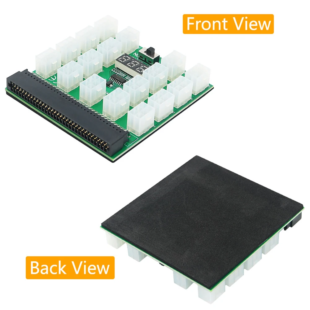 64(2x32)Pin плата блока питания для майнинга BTC ETH графическая карта 12 В питание FUJITSU