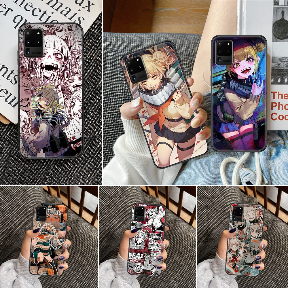 

Чехол для телефона аниме Himiko Toga для Samsung Galaxy Note 4 8 9 10 20 S8 S9 S10 S10E S20 Plus UITRA Ультрачерный чехол из ТПУ
