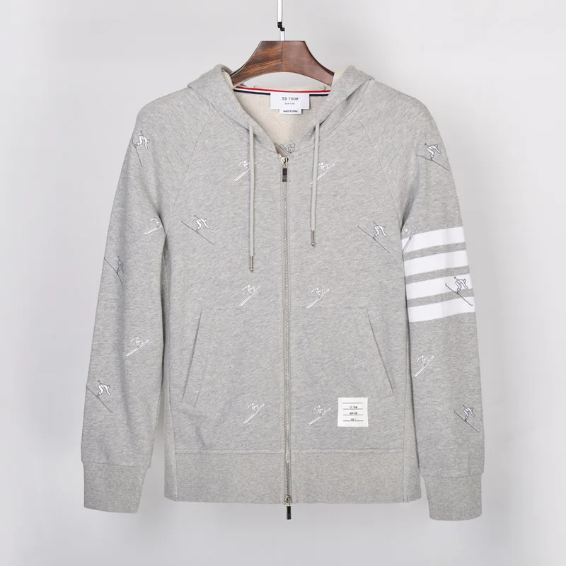 THOM 2020 ТБ Мужская окрашенная куртка с капюшоном вышивкой для катания на лыжах