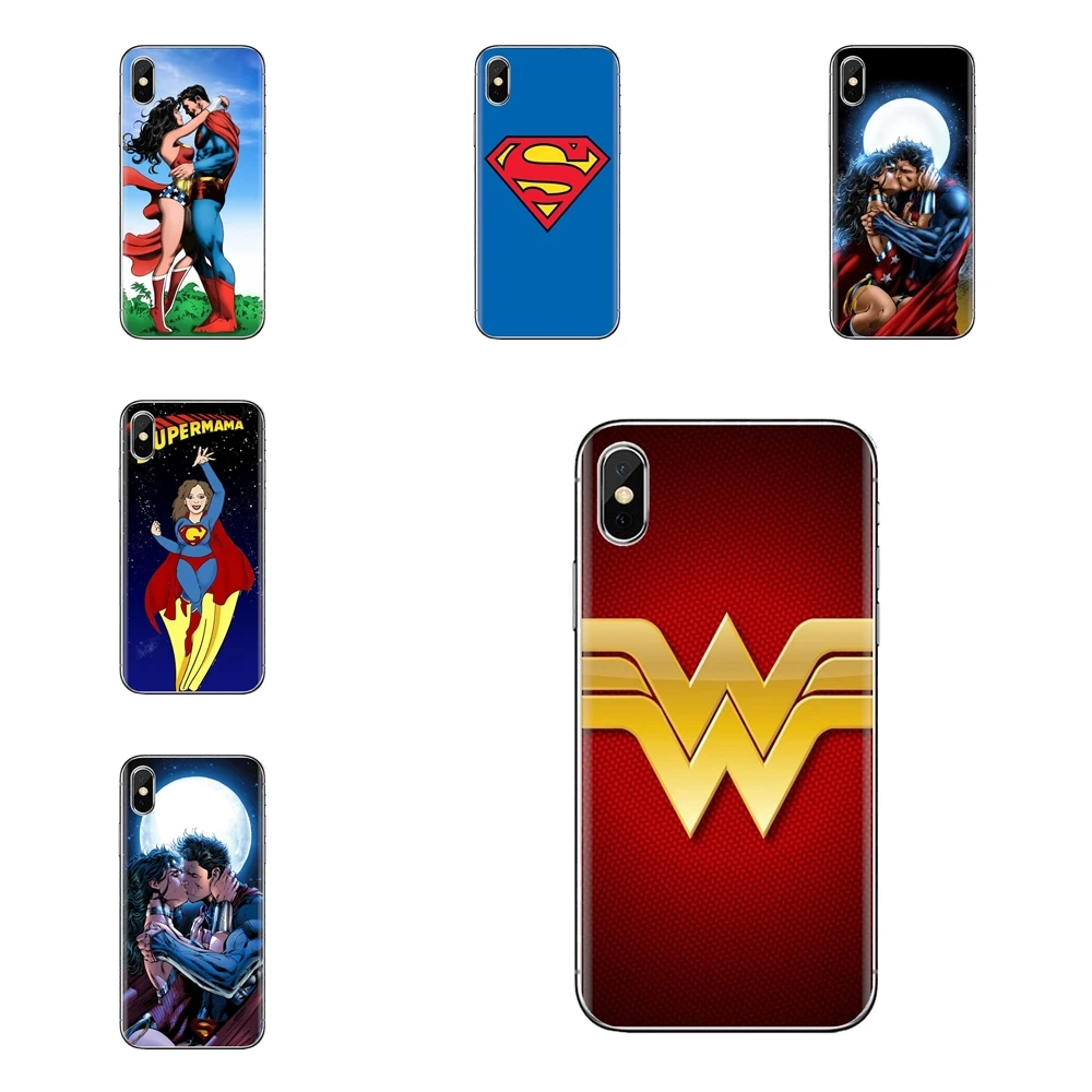 For Xiaomi Redmi 4A S2 Note 3 3S 4 4X 5 Plus 6 7 6A Pro Pocophone F1 Superman Batman Wonder Woman Transparent Soft Cases Covers |