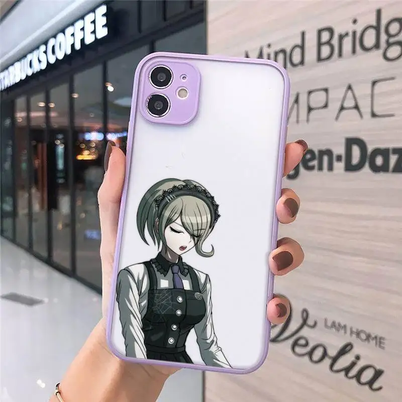 

Danganronpa V3 Killing Harmony Phone Case Matte Transparent for iPhone 11 12 7 8 s mini pro X XS XR MAX Plus funda