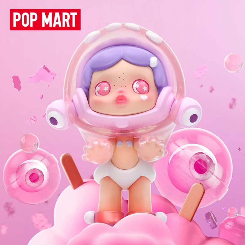 

Mistery Box Popmart Skull Landa Candy Monster Town Series Blind Box Cute Kawaii Surprise Doll Anime Figure Model Toys Girl Gift