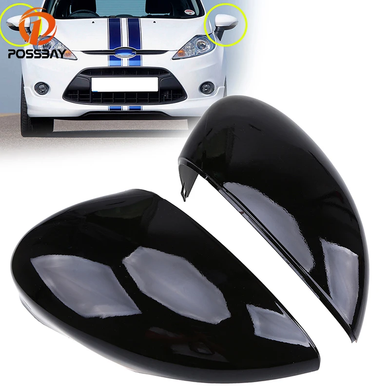 Posbay posbay подходит для 2011-2017 Ford Fiesta хэтчбек с сигнальной лампой глянцевая черная