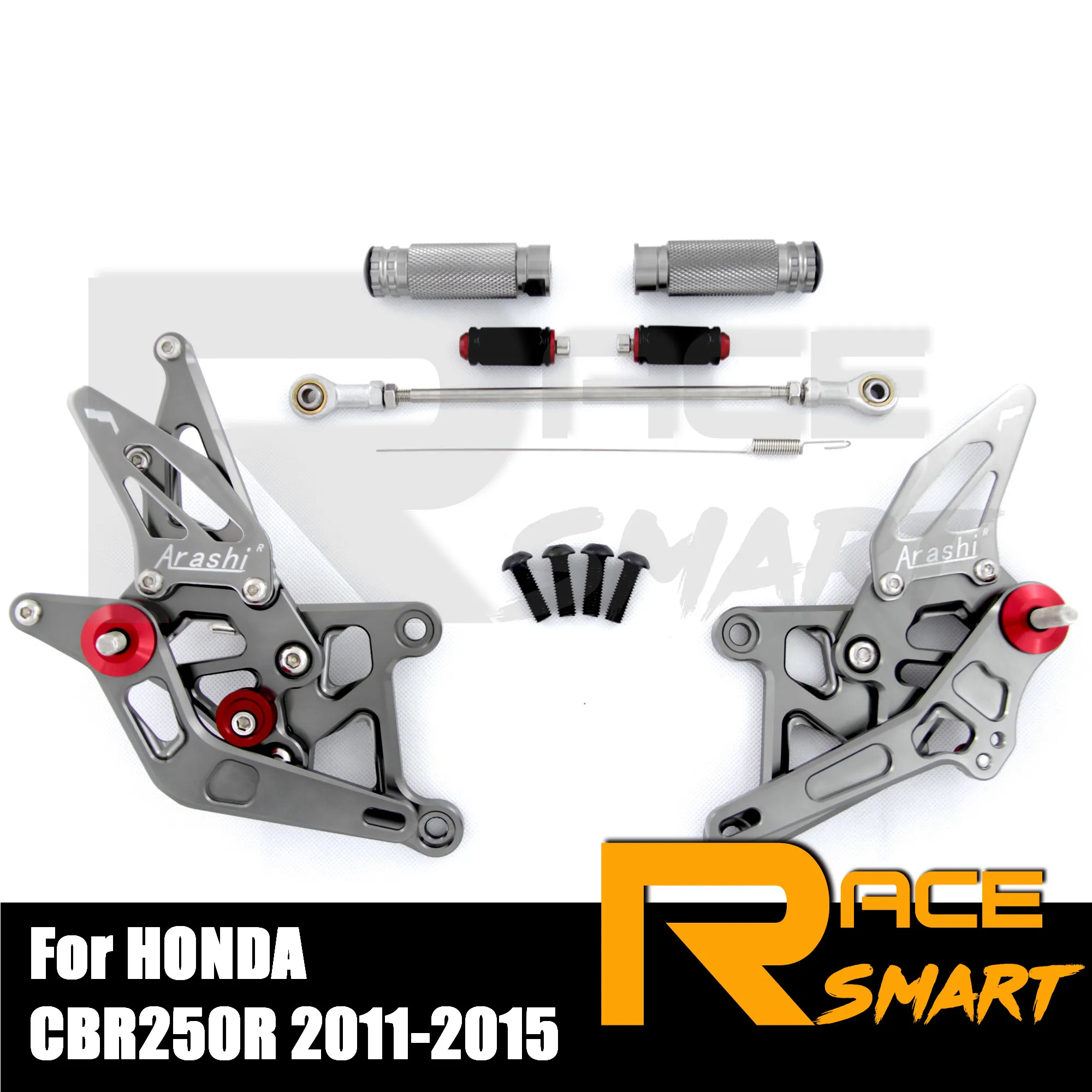 Для HONDA CBR250R 2011 2015 CBR 250R Задние подножки педали аксессуары для мотоциклов CNC