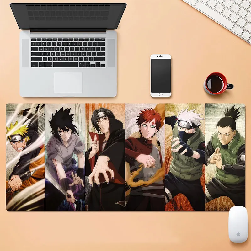 3 мм супер большой размер настольная клавиатура Коврик для мыши с аниме Наруто