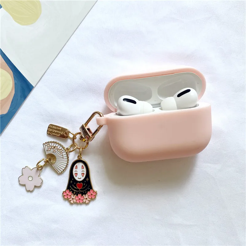 

Kawaii Japan Anime Spirited Away Sleutelhanger Meisje Jongen Paar Airpod Hanger Sleutelhanger Zak Auto Lanyard Leuke Accessoire