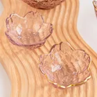 Вишни маленькие Стекло блюдо Nordic Стиль золотой вставкой соус чаша мини тарелка для приправ для мороженого с фруктами Sala 2022; Сезон лето