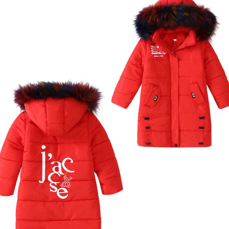 Зимняя куртка для девочек 2020 детская одежда верхняя с хлопковой подкладкой