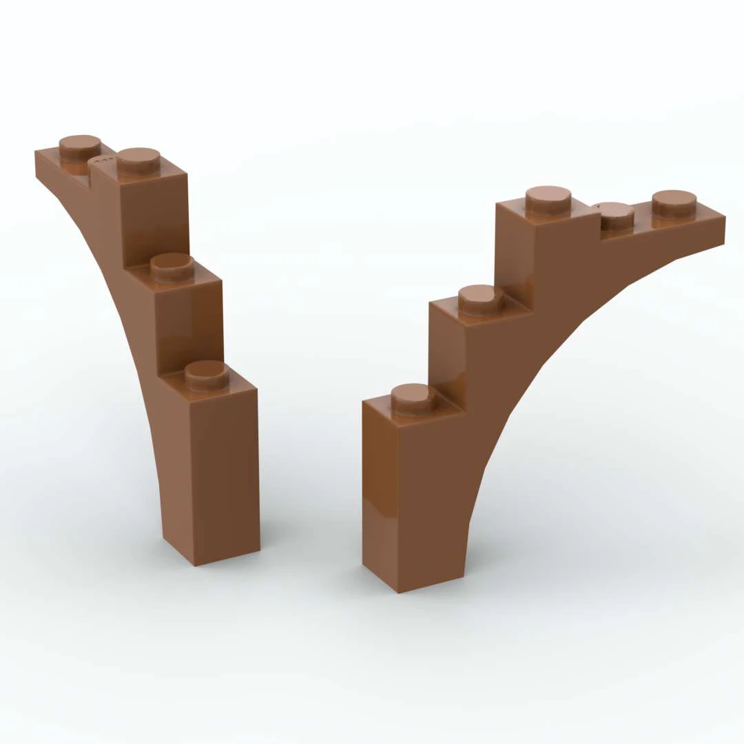 

25pcs/46 pcs moc Bricks Toy Arch 1x5x4 Continuous Bow 2339 Building Blocks DIY tree Educational Toys for Kids Children Gifts