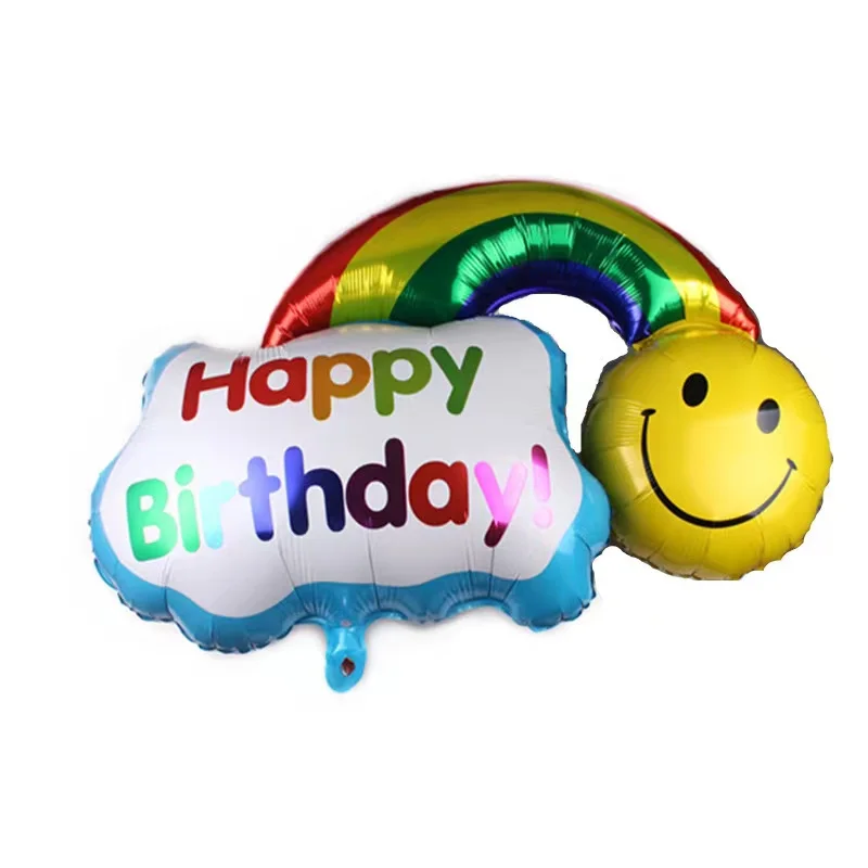 Воздушный шар из алюминиевой пленки в виде облака и радуги | Дом сад