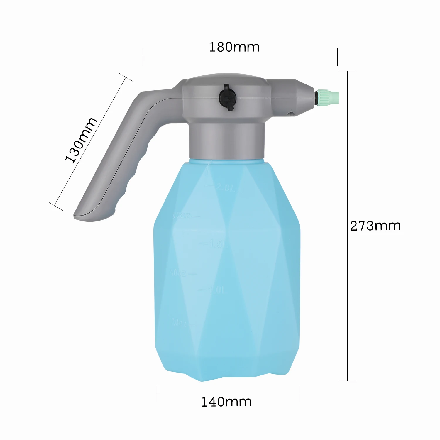 

USB Electric Watering Can Gardening Plant Flower Watering Sprayer 2.0L Touch Control Watering Spray Bottle Plant Mist Sprayer