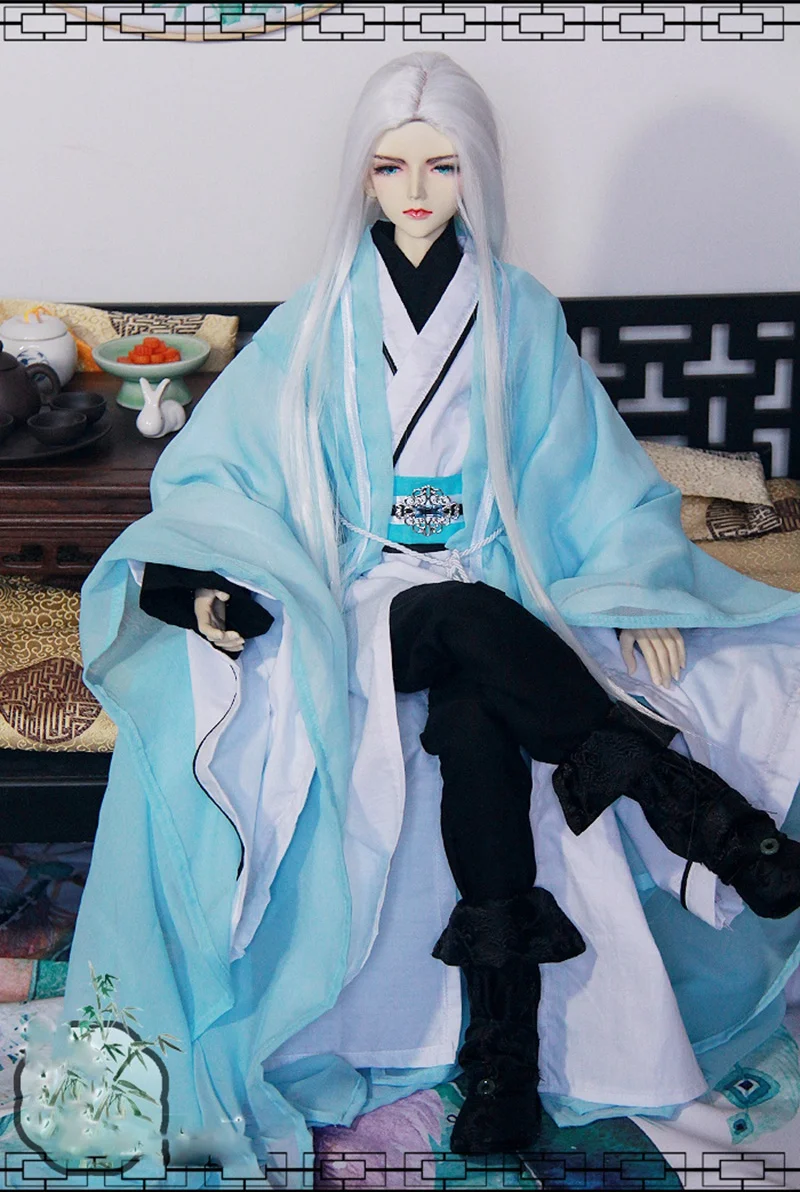 1/4 1/3 аксессуары для одежды BJD древний китайский костюм платье ханьфу наряд воина