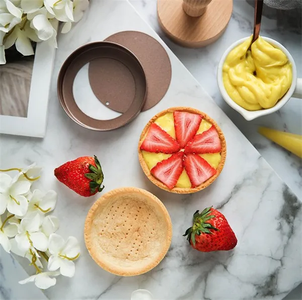 Деревянное яйцо Tart толкатель двухсторонняя тарелка для выпечки деревянная форма