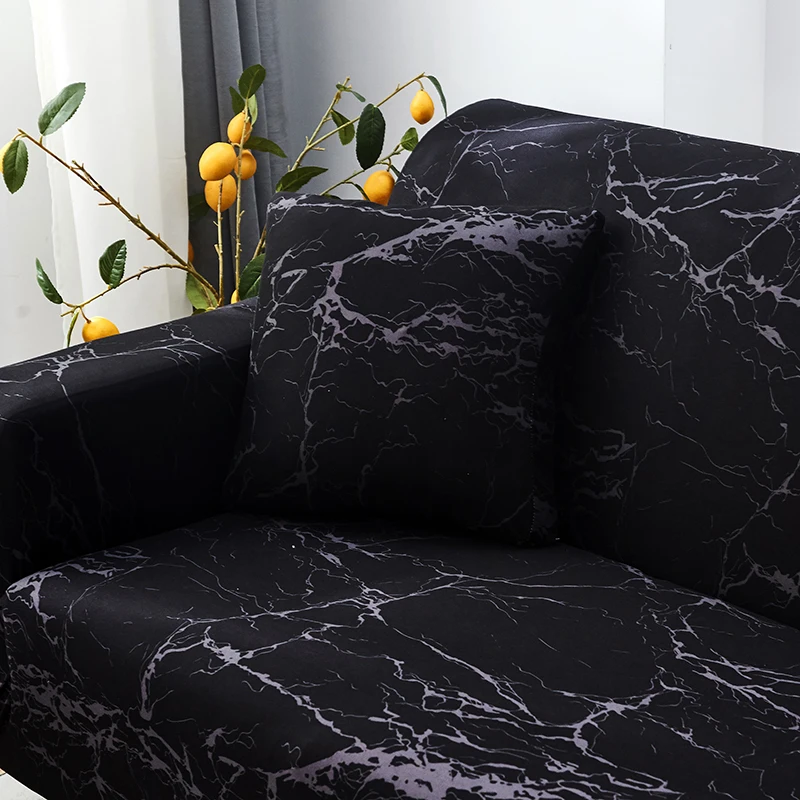 Черная серия стрейч диван чехлов для Гостиная машинная стирка анти-грязный