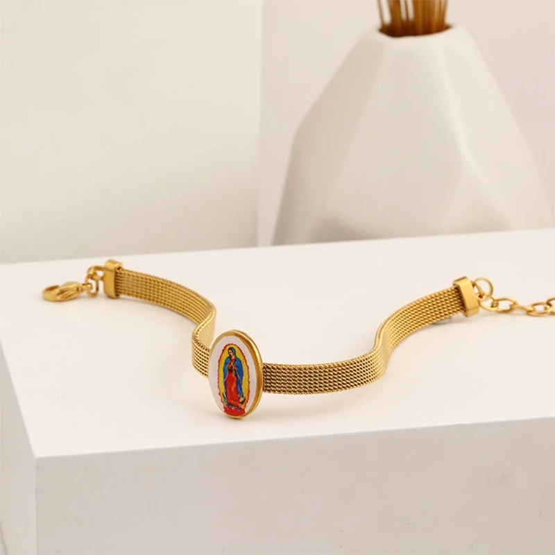 Дева мать Мэри ручная цепочка очаровательные ювелирные изделия ко Дню Святого