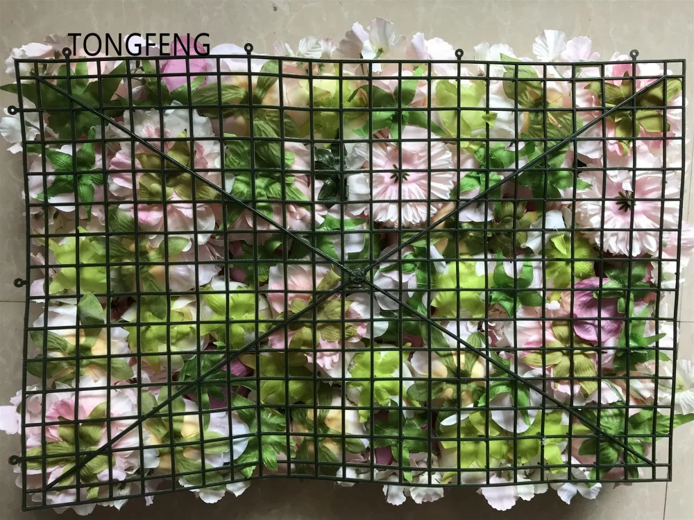 TONGFENG Белый 10 шт./Партия искусственный шелк Роза Пион Гортензия 3D цветок стены свадебное оформление украшение цветок бегун свадьба