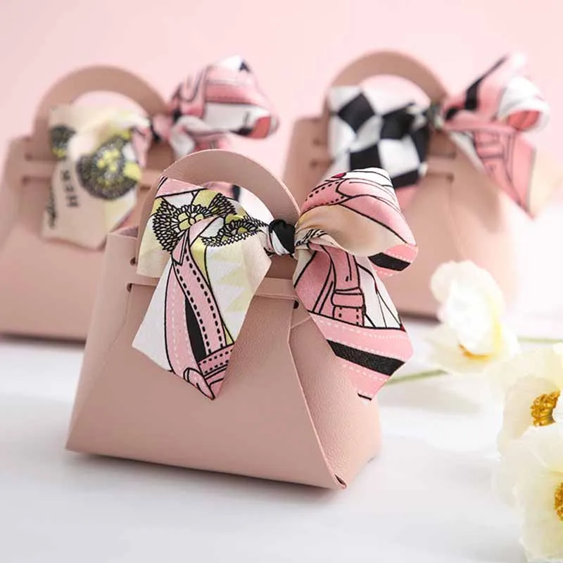 Empty Box Gift Box Packaging New Creative Knot Wedding Holiday Bag Portable All-in-one Bag