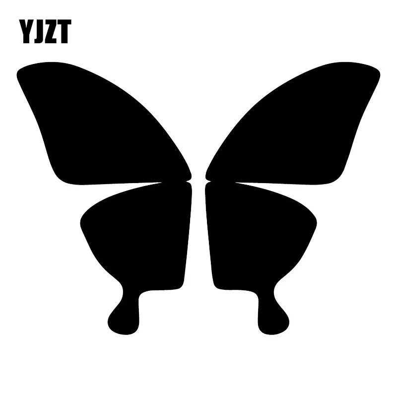 

YJZT 15.6X11.7CM Butterfly Wings Cartoon Vinyl Decals Window Decoraiton Car Sticker C25-0918