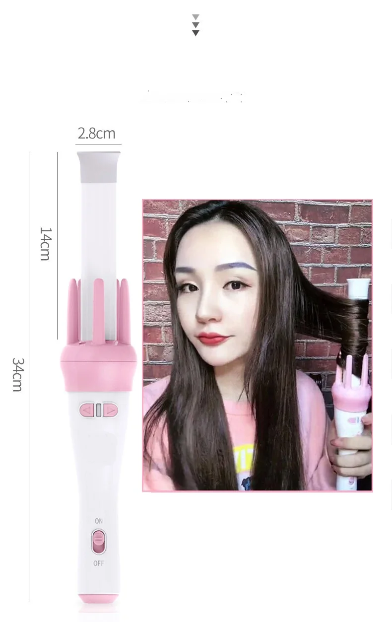 Щипцы для завивки волос автоматическая керамическая плойка 2 направления