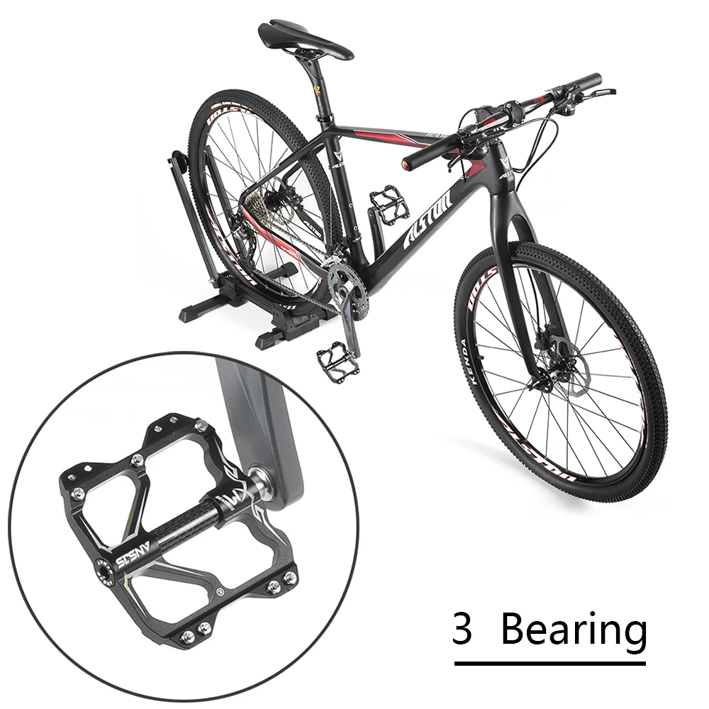 Ansjs 3 подшипника педали для горного велосипеда Плоские Педали Из Сплава на