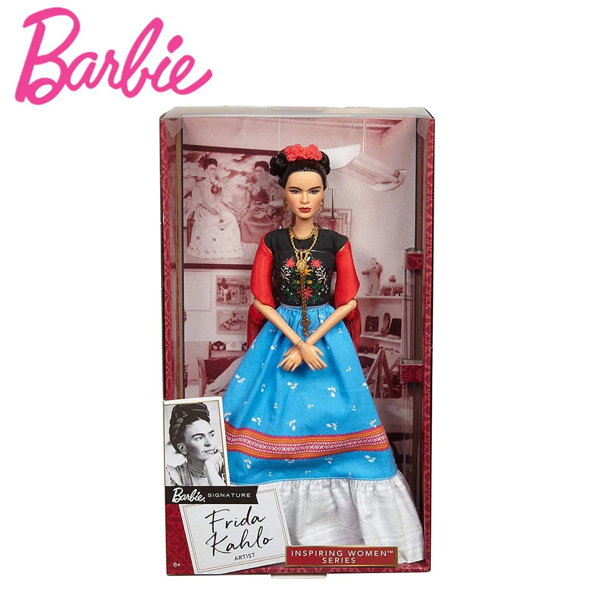 Кукла Барби Frida Kahlo вдохновляющая Женская Серия Авиатор Амелия уархарт