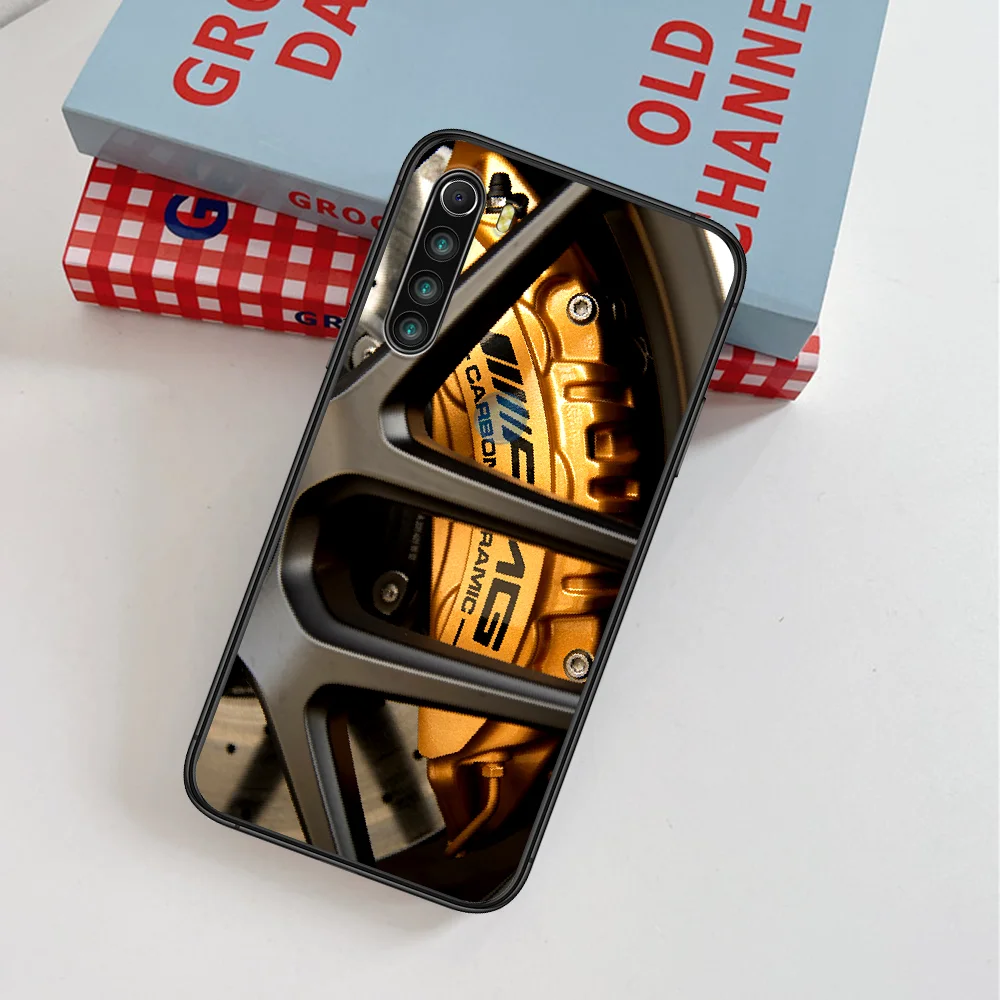 

Amg Sport Car Luxury Cool Phone Case For Xiaomi Redmi Note 7 8 8T 9 9S 4X 7 7A 9A K30 Pro Ultra black Funda 3D Waterproof Tpu