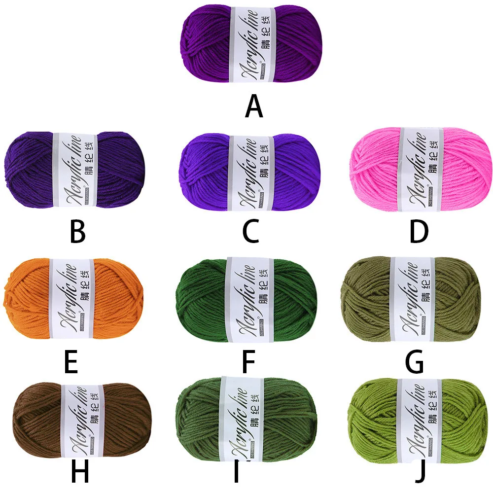 50 г DIY шерстяная пряжа плотная шерсть-ровинг шарф вязаная Толстая теплая шапка