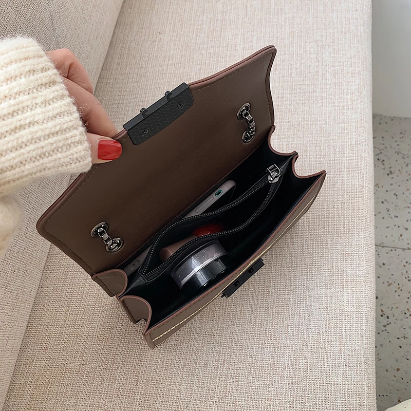 

New Small Flap Crossbody Bags For Women 2021 Summer PU Leather Shoulder Messenger Bag For Girl Handbag Bolsas Ladies Phone Purse