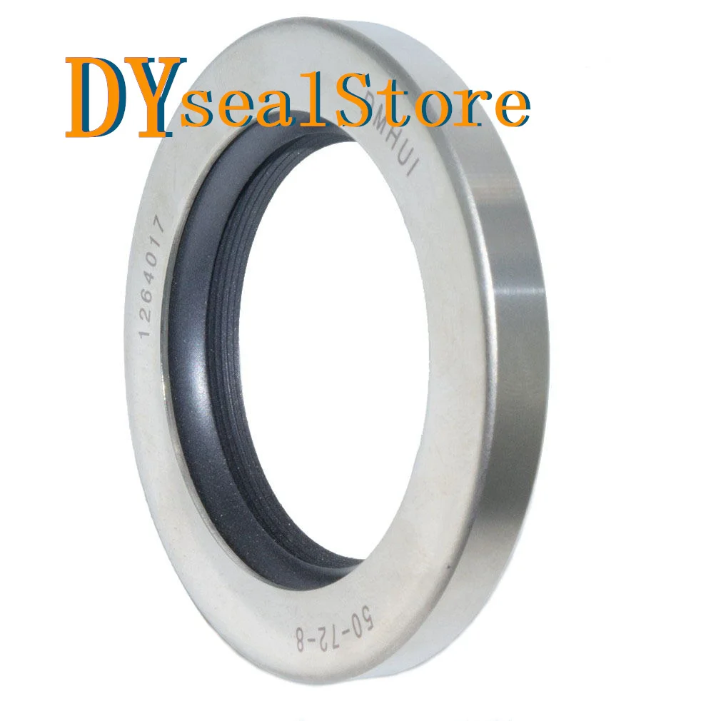 

Screw air compressor NBR/B2PT Double lips ID50*72*8mmPTFE double lip stainless steel skeleton oil seal ISO 9001:2008