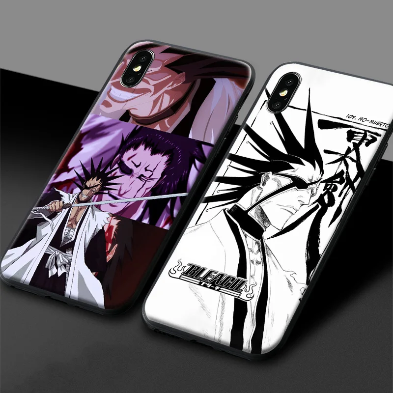 Kenpachi Zaraki Bleach anime soft silicone Phone case cover shell For iPhone 6 6s 7 8 Plus X XR XS 11 Pro Max | Мобильные телефоны