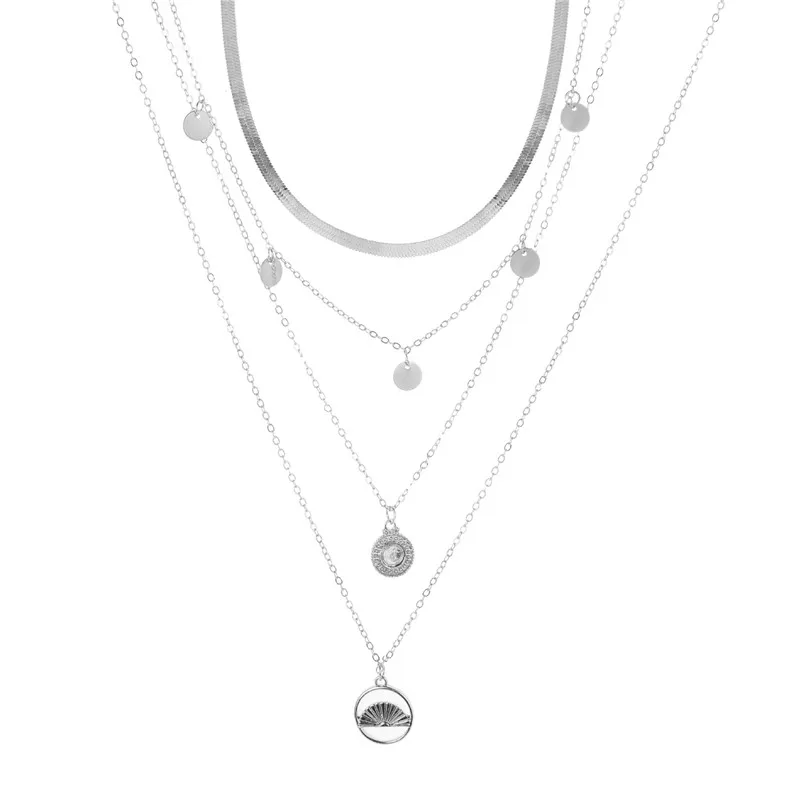 

Adolph Long Chains Multi layer Choker Necklaces For Woman Bohemian Snake Chain Necklace Beach Jewelry Valentine's Day Gift 2020