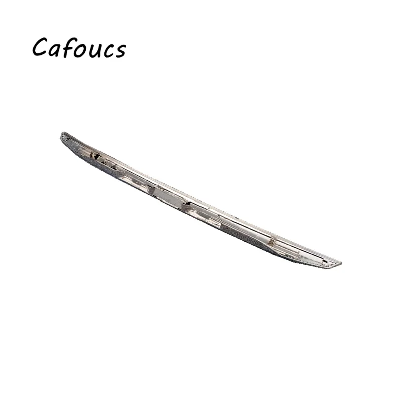 

Cafoucs Chrome Back Rear Door Strip Stick Trim Panel Trunk Trim Tailgate Plating Bright Strip For Corolla 2007-2013