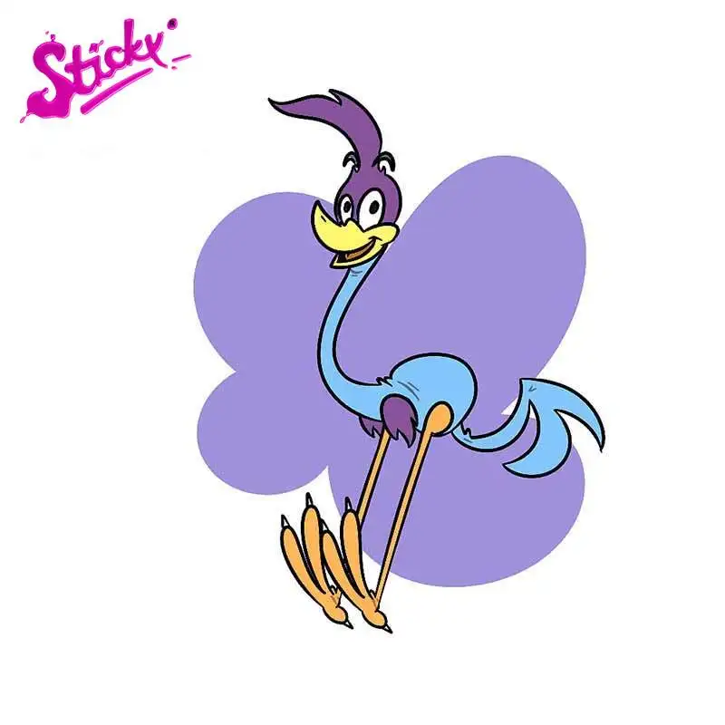 

STICKY Road Runner Anime Car Sticker Decal Decor For Bicycle Motorcycle Accessories Laptop Helmet Trunk Wall