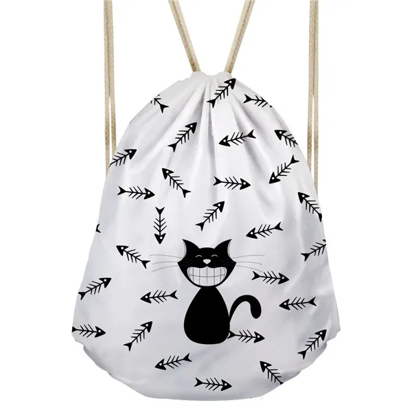 

Женский рюкзак-пазл на шнурке с животными и кошками