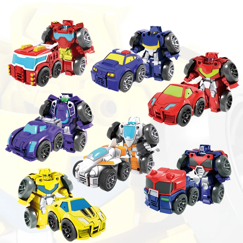 Детские игрушки для мальчиков трансформация робот автомобиль экшн Fgure мини