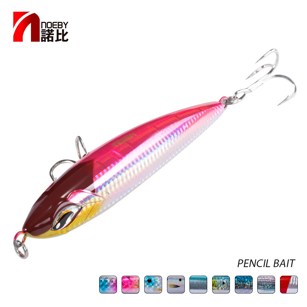 NOEBY Stickbait приманка карандаш верхняя вода 160 мм/58 г 190 мм/86 рыболовные приманки для