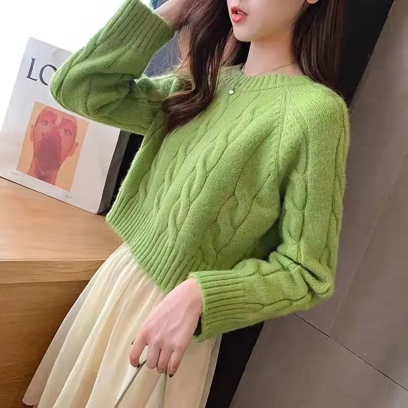 Новые свитера для женщин осень зима модный базовый пуловер женские джемперы с