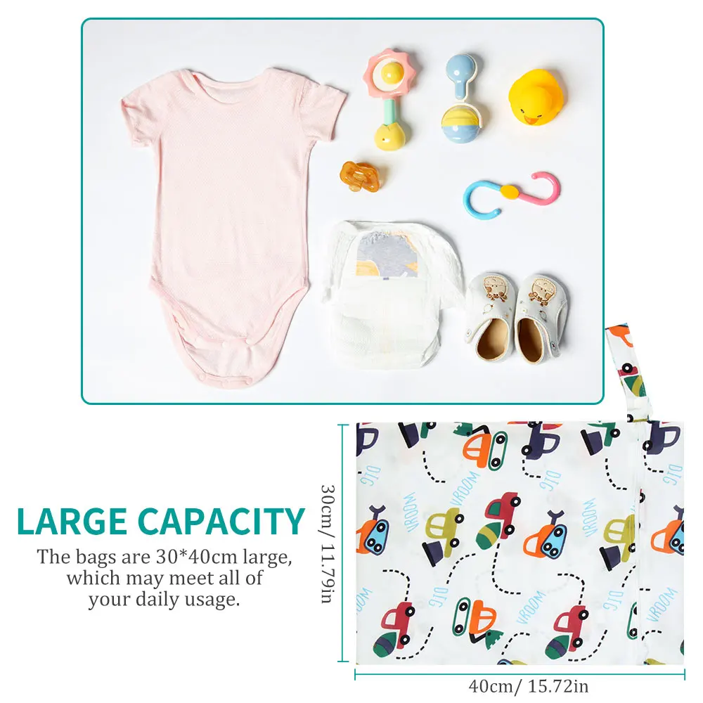 Сумки для подгузников младенцев дорожная влажная сухая сумка детской коляски