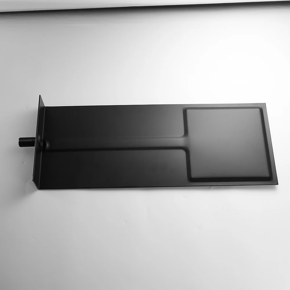 langyo chromeblack bathroom shower nozzle pressure into the wall concealed shower head ultra thin stainless steel shower head free global shipping