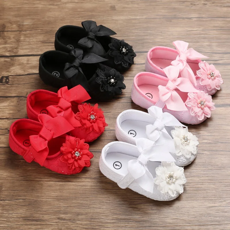

Baby Girl Shoes Infant Newborn Soft Sole Sneaker First Walker 0-18 Months