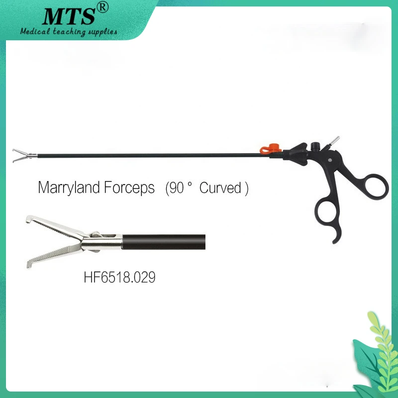 Медицинский инструмент для лапароскопии МТС изогнутые болотные щипцы 90 °