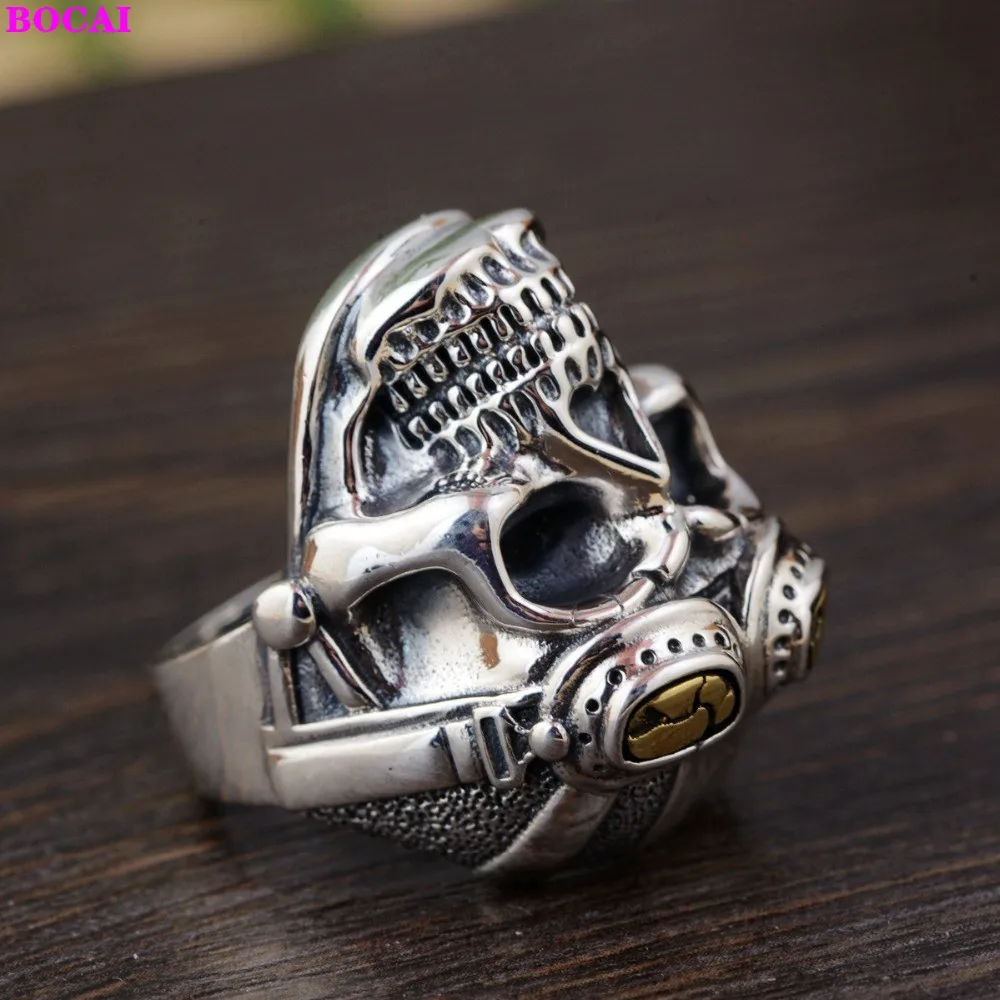 Мужские и женские кольца из серебра 2020 пробы в форме черепа|silver ring|925 sterling silver