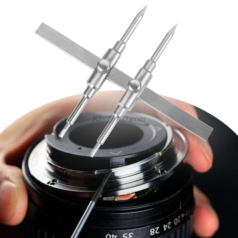 1 комплект гаечный ключ для объектива из нержавеющей стали с двойным