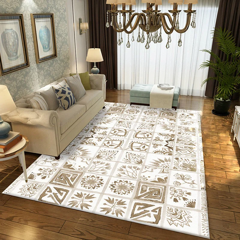 Nordic ethnic style carpet living room luxury bedroom bedside exquisite home decoration coffee table 80*160 | Дом и сад