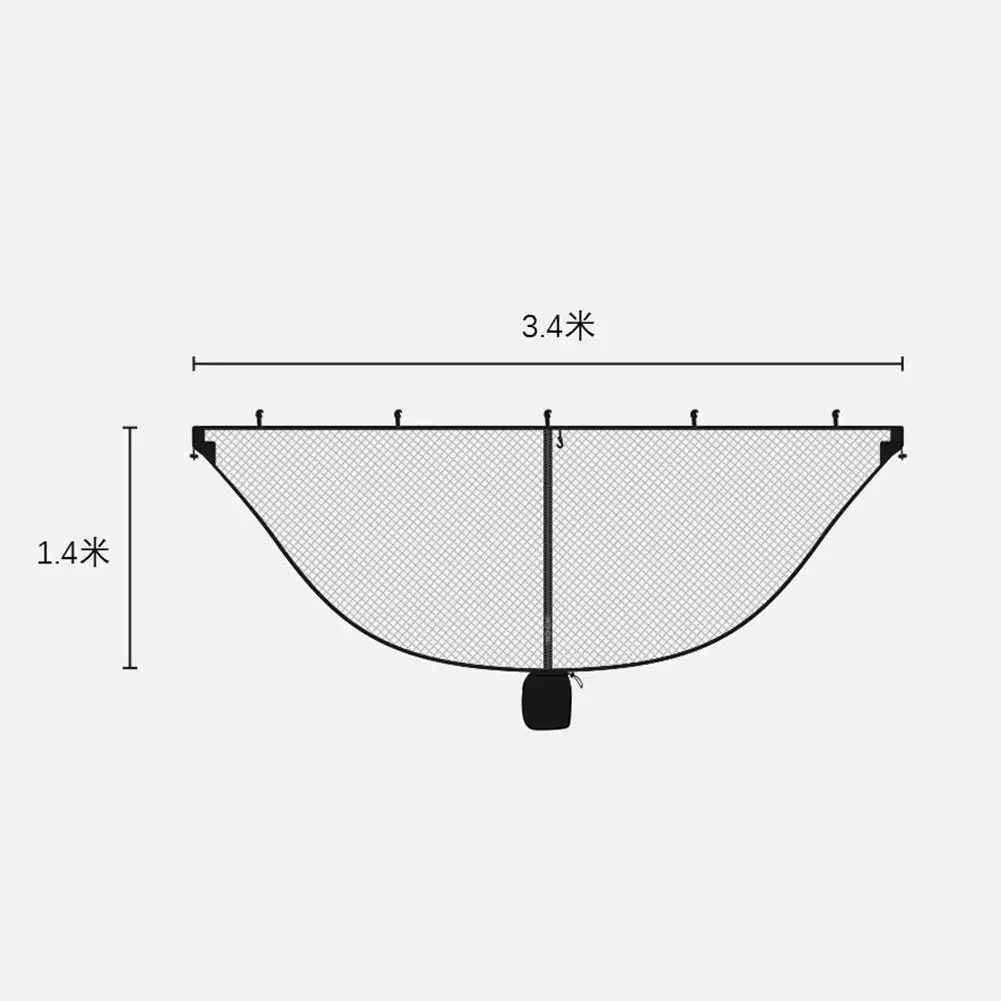 

Outdoor Hammock Mosquito Net Without Hammock Easy Installation Double Travel Portable Mosquito Foldable Separate Net Y3Q8