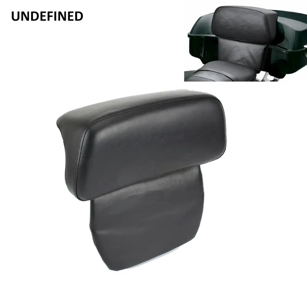 

Black Motorcycle Seat Backrest Trunk Razor Chopped Tour-Pak Backrest Pad For Harley Touring Tri Glide FLHR FLTR 2014-2019 2018