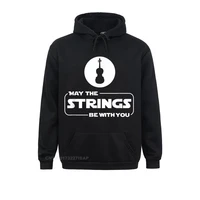 may the strings funny violin player violinist t shirt gift adult sweatshirts printed long sleeve hoodies discount leisure hoods
